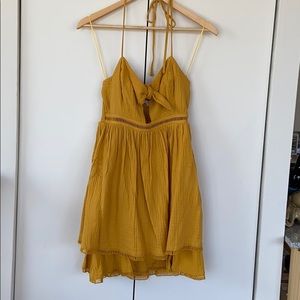 Endless Rose Mustard Yellow Sundress